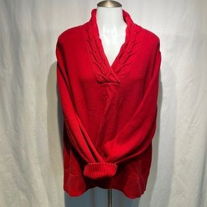 Chaps cable knit sweater